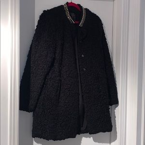 Guess light Sherpa coat